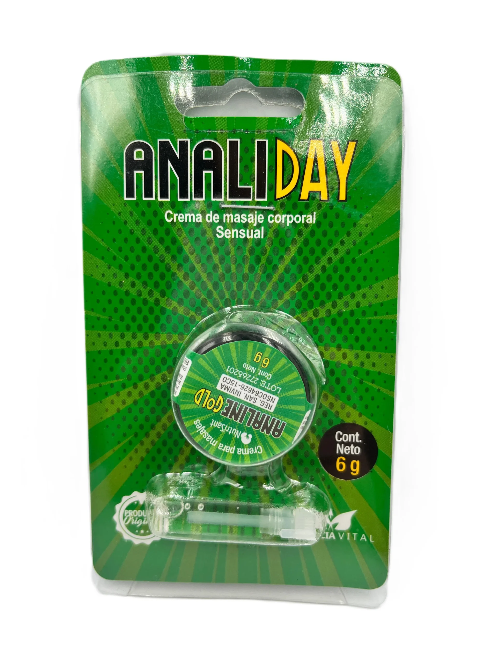Analiday Crema Corporal Sensual 6g Efecto Frio Calor