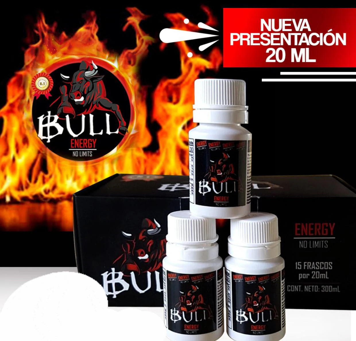 Bull Energy No Limits 20ml