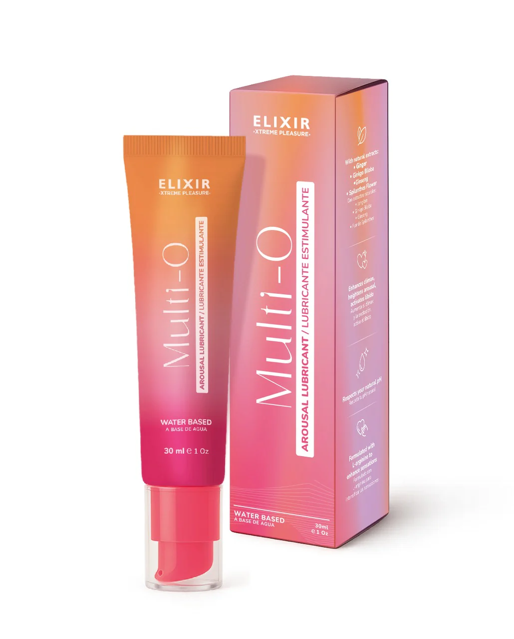 Lubricante Íntimo Multiorgasmo Elixir 30 ml