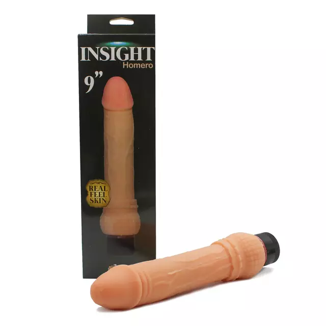 Vibrador Realista Homero 9 Con Textura Real Feel Skinins Homero
