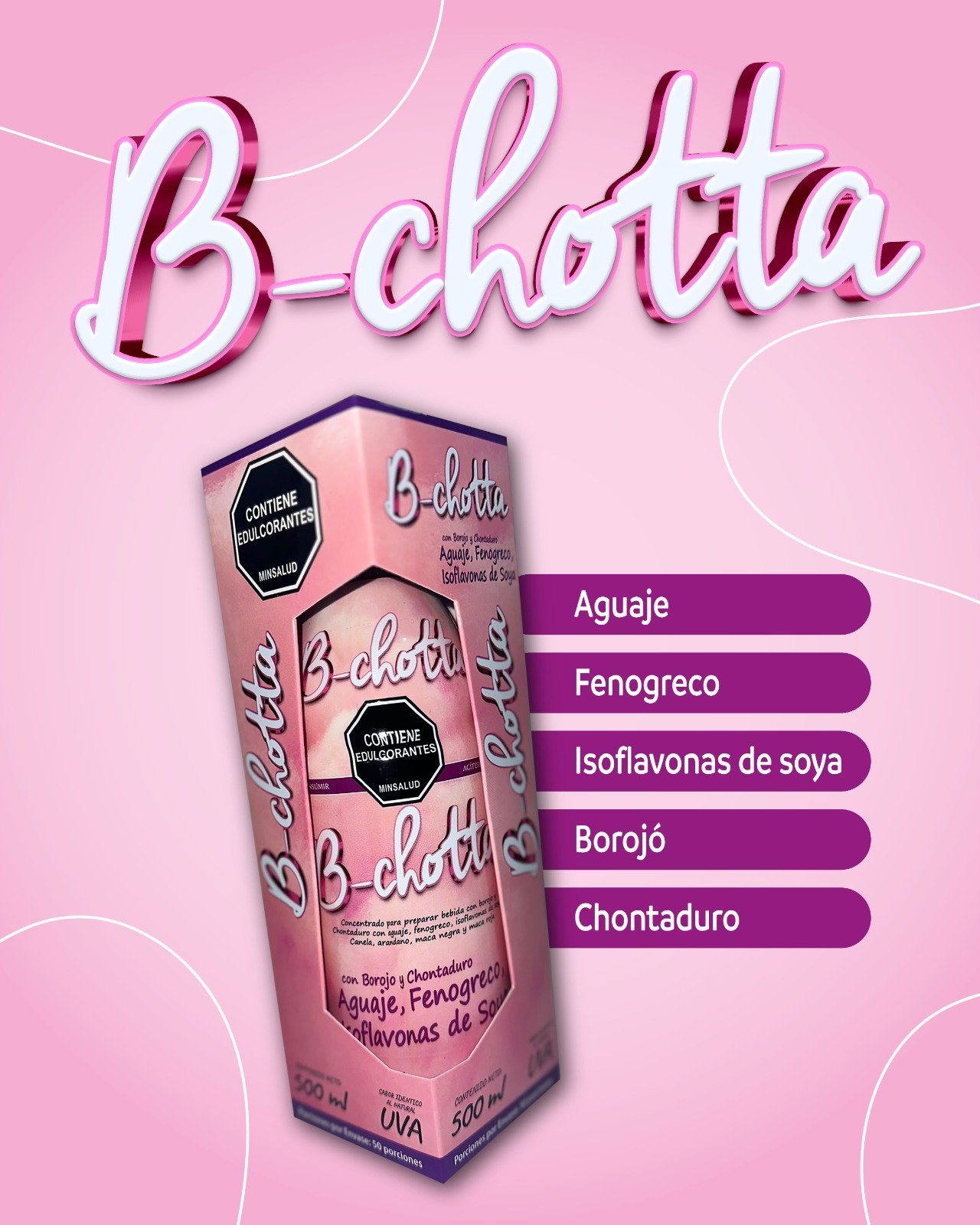 Jarabe B-Chota 500 ml – Potenciador Sexual Femenino