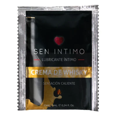 Lubricante Sensual Caliente Sabor Crema de Whisky – 7 ml